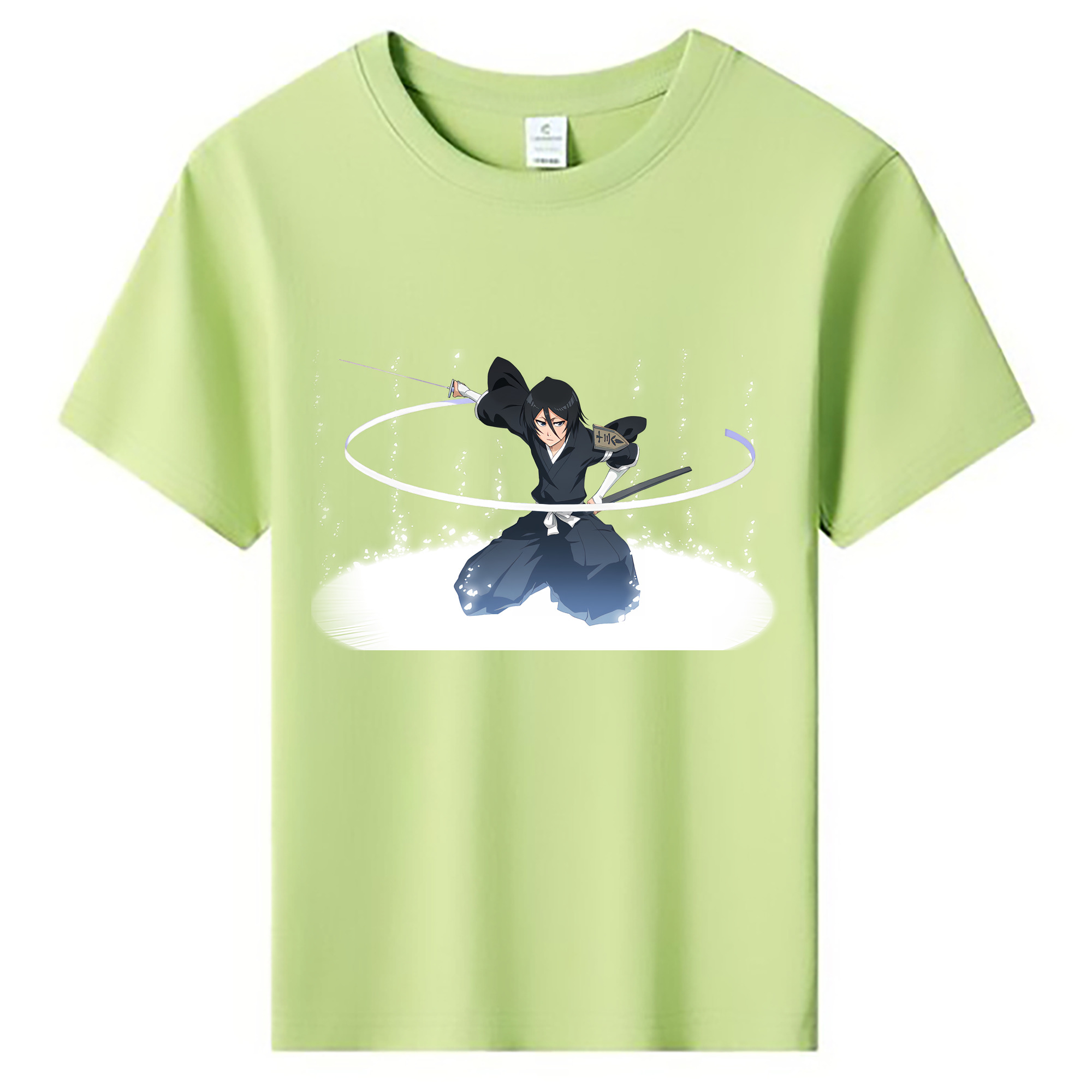 （画像用） ブリーチ 朽木ルキア BLEACH Kuchiki Rukia 綿100％キッズTシャツ（フロントプリント）